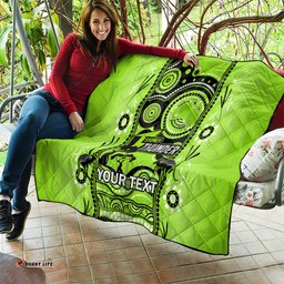 custom sydney thunder cricket quilt happy australia day aboriginal art