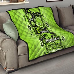 custom sydney thunder cricket quilt happy australia day aboriginal art