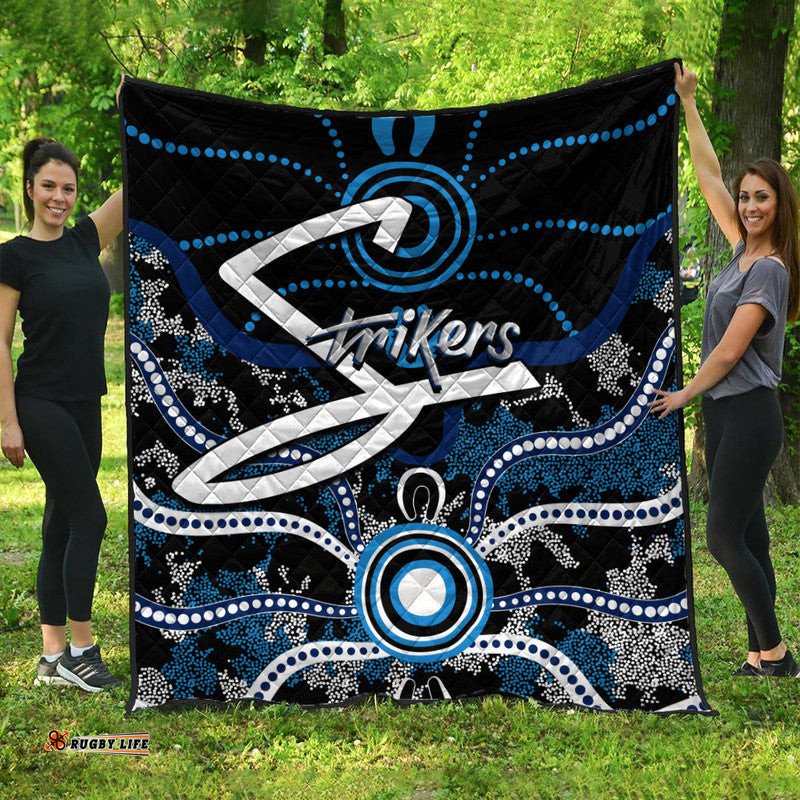 adelaide strikers premium quilt cricket dot aboriginal