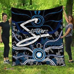 adelaide strikers premium quilt cricket dot aboriginal
