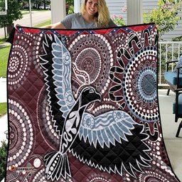aboriginal pattern bird quilt ts04