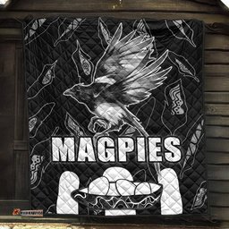collingwood magpies premium quilt indigenous guernsey no2 version