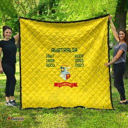 australia cricket quilt history champions world cup unique