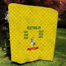 australia cricket quilt history champions world cup unique