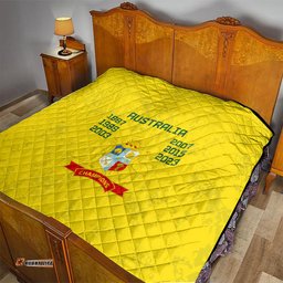 australia cricket quilt history champions world cup unique