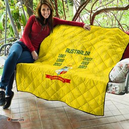 australia cricket quilt history champions world cup unique