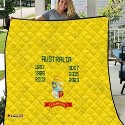 australia cricket quilt history champions world cup unique