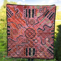 aboriginal premuim quilt indigenous footprint landscape