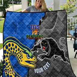 panthers and eels quilt sporty version