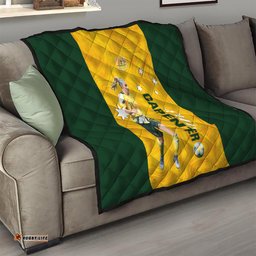 australia soccer quilt ellie carpenter matildas gold version