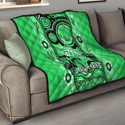 custom melbourne stars cricket quilt happy australia day aboriginal art
