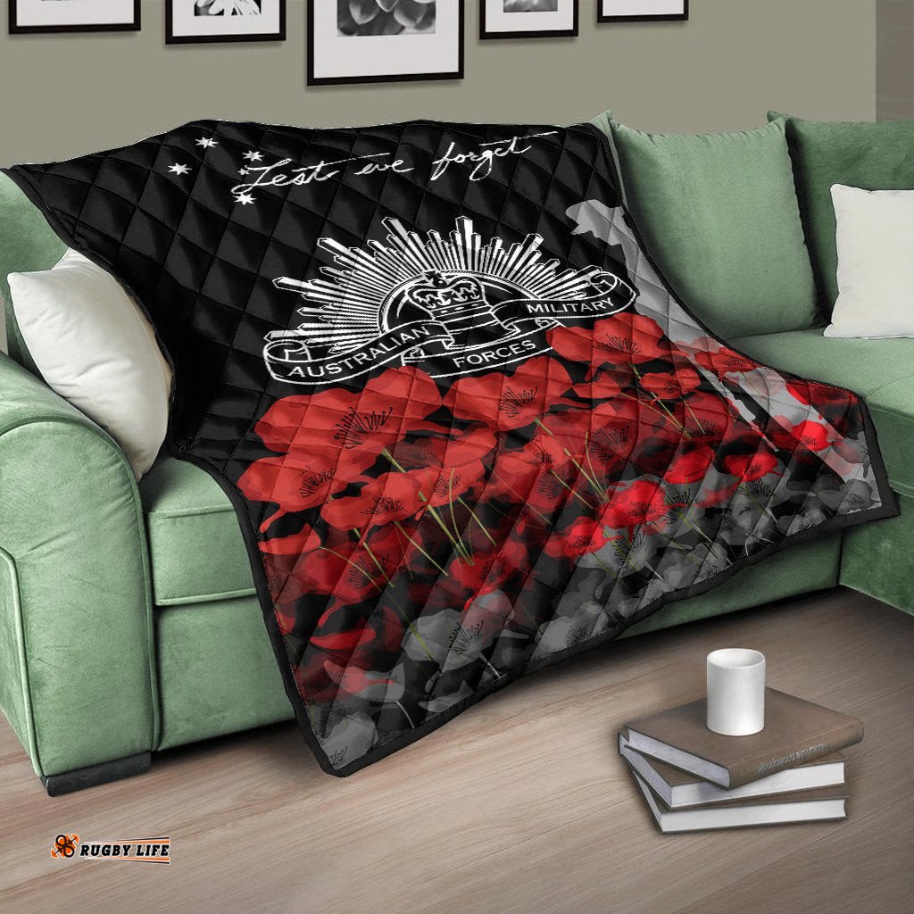 anzac day premium quilt remember them