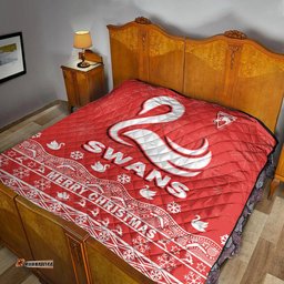 sydney swans unique winter season premium quilt swans merry christmas no1