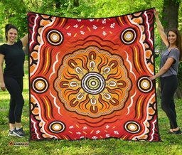 aboriginal premium quilt indigenous art patterns ver01