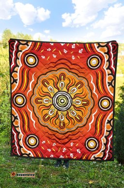 aboriginal premium quilt indigenous art patterns ver01