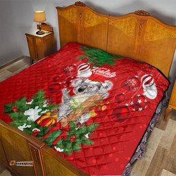 koala lover quilt australia merry christmas aboriginal