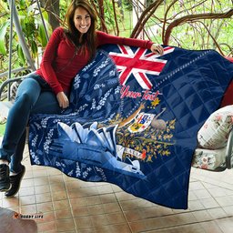 personalised happy australia day 26 january quilt