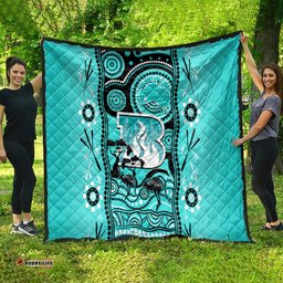brisbane heat cricket quilt happy australia day aboriginal art