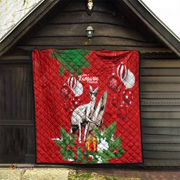 kangaroo lover quilt australia merry christmas aboriginal