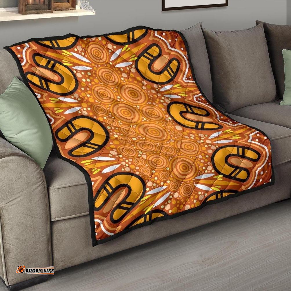 aboriginal premium quilt indigenous art patterns ver03