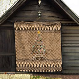wombat christmas tree quilt australia merry xmas simple style