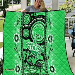 melbourne stars cricket quilt happy australia day aboriginal art