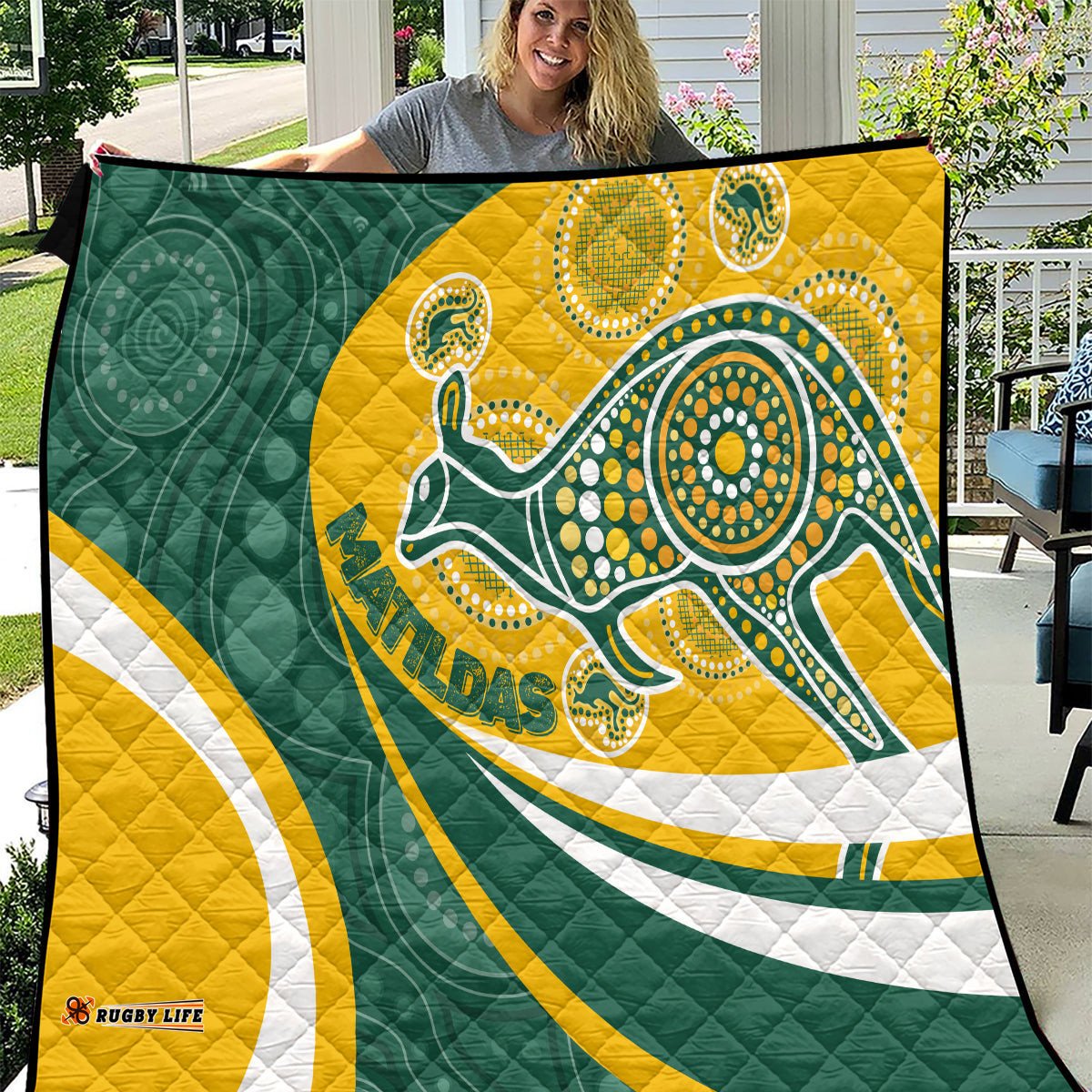 custom australia matildas indigenous quilt go tilly special