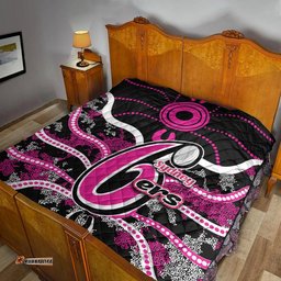 sydney sixers premium quilt cricket dot aboriginal