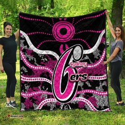 sydney sixers premium quilt cricket dot aboriginal
