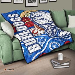 western bulldogs aboriginal football premium quilt dogs style