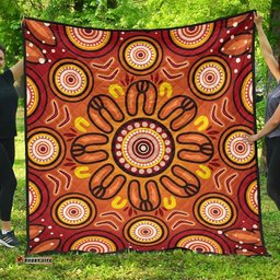 aboriginal premium quilt circle flowers patterns ver01