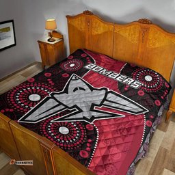 essendon football aboriginal bombers premium quilt