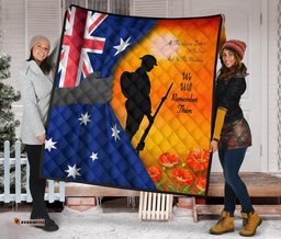 anzac premium quilt we will remember them ver02