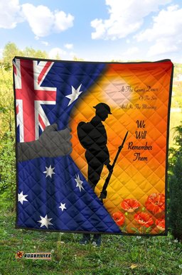 anzac premium quilt we will remember them ver02