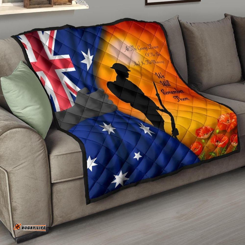 anzac premium quilt we will remember them ver02