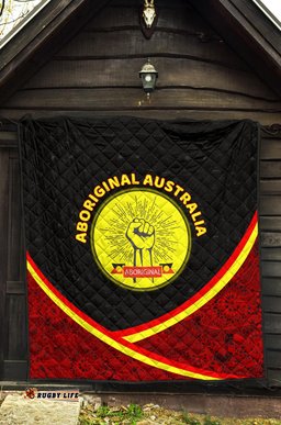 quilts aboriginal flag and animals pattern