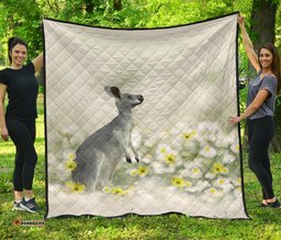premium quilts kangaroo coverlets flowers painting