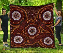 aboriginal premium quilt aboriginal human dot painting art