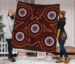 aboriginal premium quilt aboriginal human dot painting art