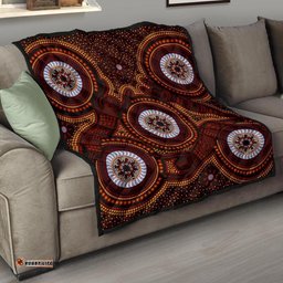aboriginal premium quilt aboriginal human dot painting art