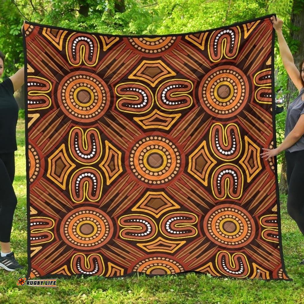 aboriginal premium quilt indigenous patterns ver04