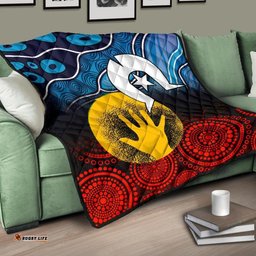 aboriginal premium quilt aboriginal and torres strait islanders flag