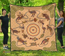 premium quilts australian animals coverlets aboriginal patterns