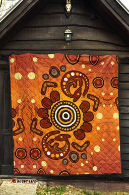 aboriginal premium quilt baby kangaroo and dot painting patterns