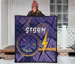 melbourne storm premium quilt simple indigenous purple