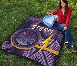 melbourne storm premium quilt simple indigenous purple