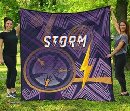 melbourne storm premium quilt simple indigenous purple