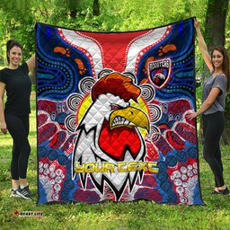 roosters indigenous rugby custom quilt protection under the sun
