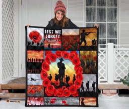 anzac premium quilt always remember australias soldiers