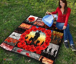 anzac premium quilt always remember australias soldiers